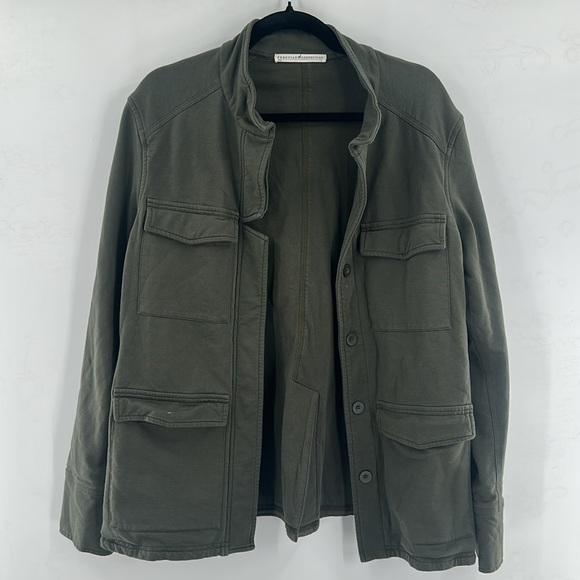 Peruvian Connection Avery Knit Jacket Green Large - Picture 4 of 7